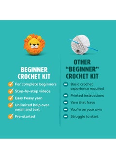 SYOSI Beginner Crochet Kit, Starter Set with Step-by-Step Video Tutorials, Includes Amigurumi Supplies, DIY Knitting for Adults & Kids, Crochet Bunny Animals  - Image 5