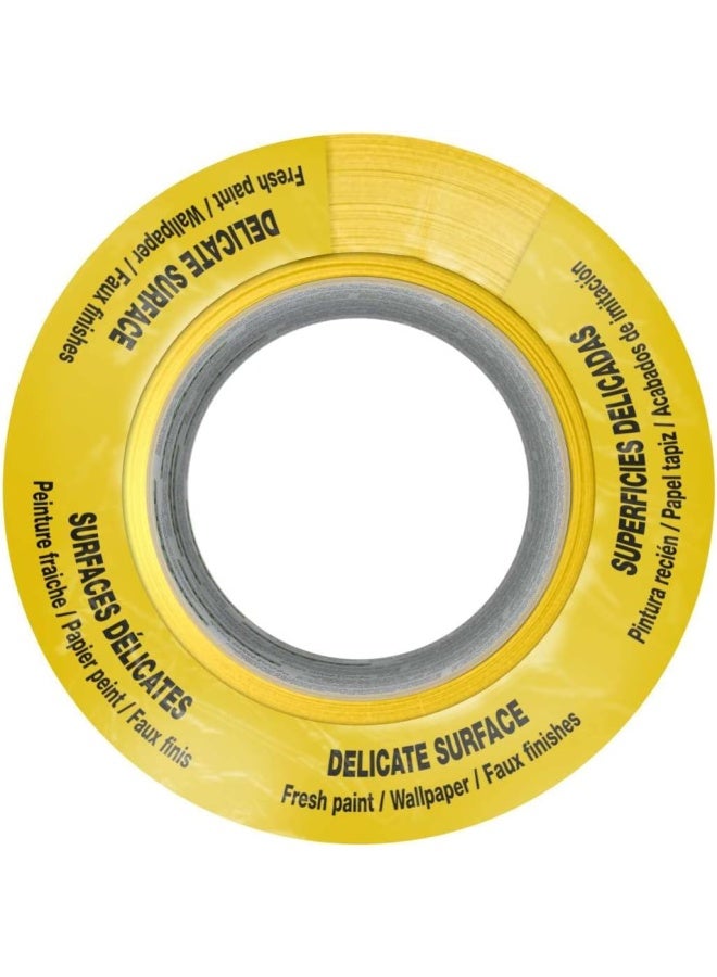 Frogtape Delicate Surface Painter'S Tape With Paintblock, 1.41 Inch X 60 Yards, 4-Pack, Yellow (240662) - Image 2