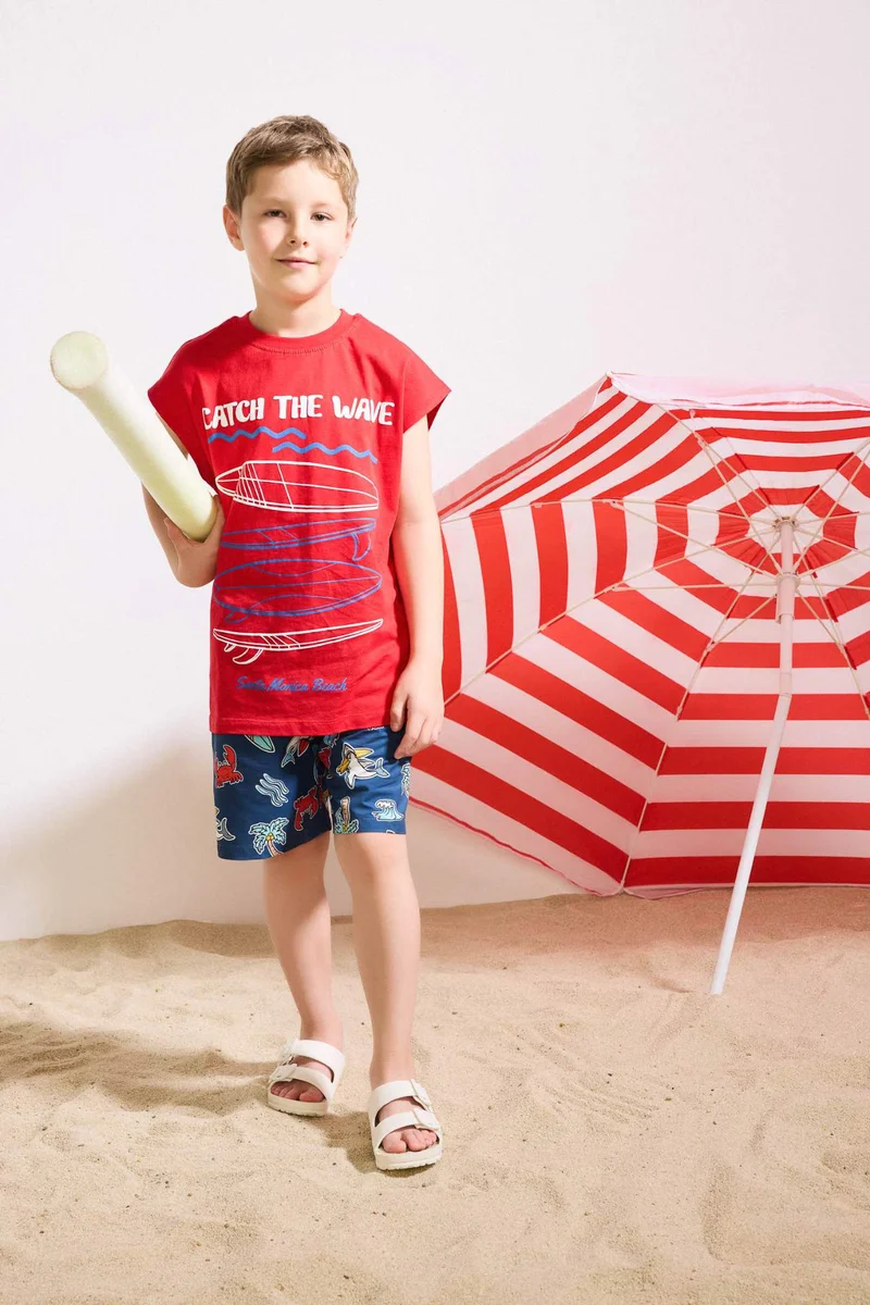 ديفاكتو Boy Oversize Fit Tank Top