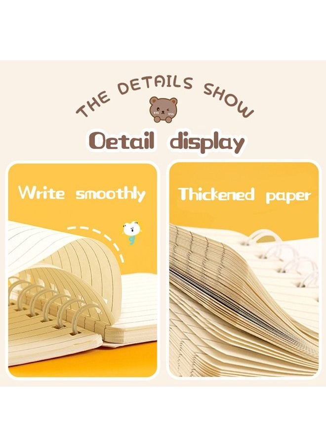 5-Pieces Gifts Notepad Student And Kids Top Spiral Bound Notebook