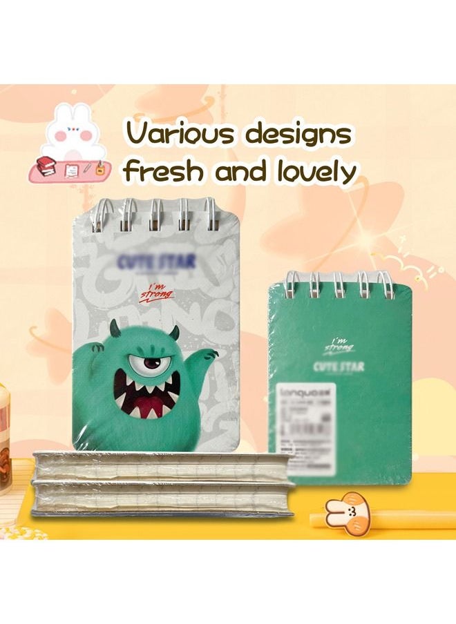 5-Pieces Gifts Notepad Student And Kids Top Spiral Bound Notebook