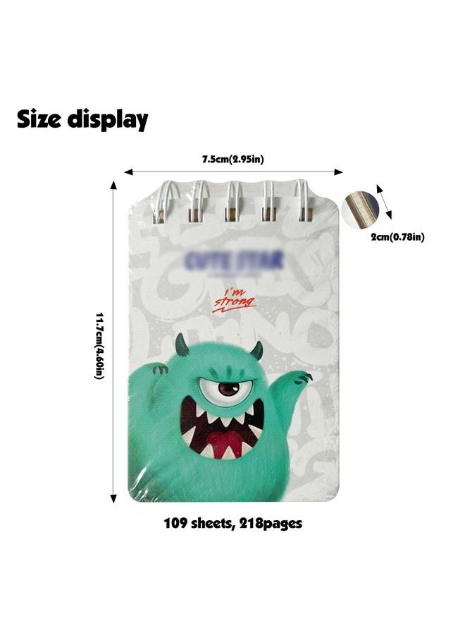 5-Pieces Gifts Notepad Student And Kids Top Spiral Bound Notebook