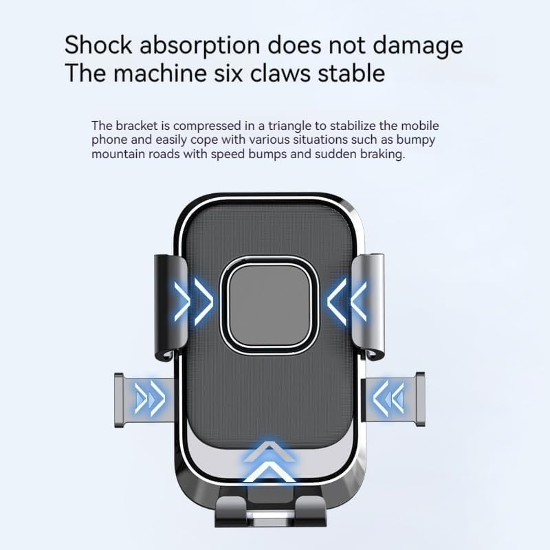 coku Phone Holder for Scooty 360° Rotation Mobile Holder for Scooty Universal Mobile Holder for Bike, Bicycle, Motorcycle Mirror Rod Compatible with 4.7 to 7 inch Smartphones (Black) - Image 4