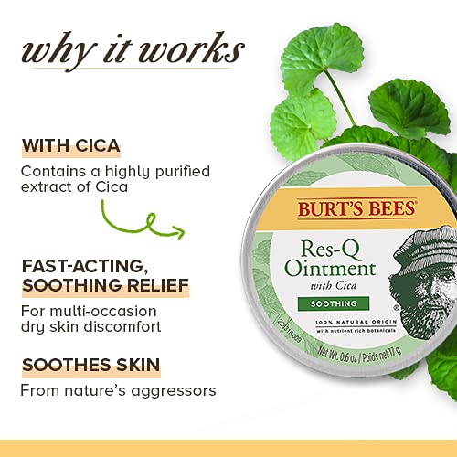 Burt's Bees 100% Natural Origin Multipurpose Res-Q Ointment with Cica, 15g, 15 g (Pack of 1) - Image 2