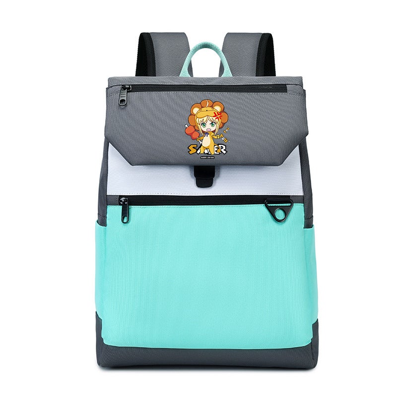 Anime fgo Surrounding Black Joan of Arc fate Joan of Arc Secondary Student Men and Women Simple Fashion Backpack Schoolbag - Image 3