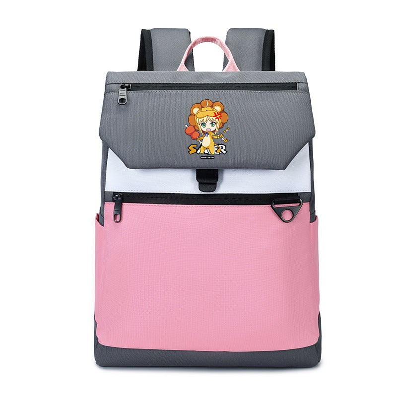 Anime fgo Surrounding Black Joan of Arc fate Joan of Arc Secondary Student Men and Women Simple Fashion Backpack Schoolbag - Image 4