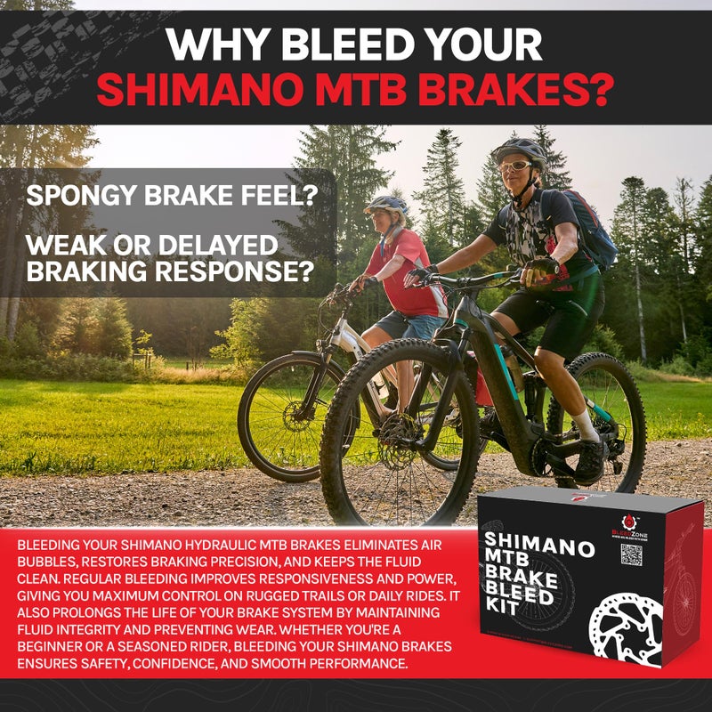 BleedZone for Shimano Brakes Bleed Kit, Bike Hydraulic Brake Kit with 120ml Mineral Oil and Pro Syringe - Fits with Shimano Bike, Mountain Bikes - Image 4
