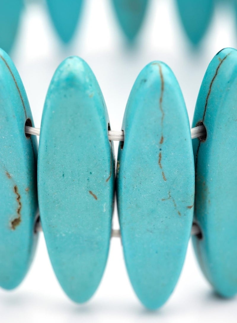 Tesbihkenti Special Design Large Stone Turquoise Stone Bracelet  - Image 1