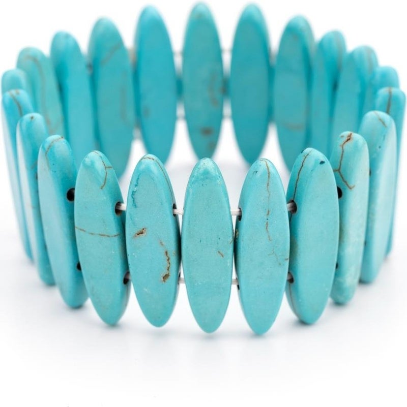 Tesbihkenti Special Design Large Stone Turquoise Stone Bracelet  - Image 2