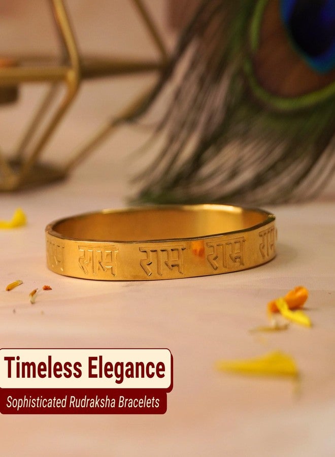 Japam Gold Plated Ram Ji Kada – 2.8 Inches Diameter - Image 5
