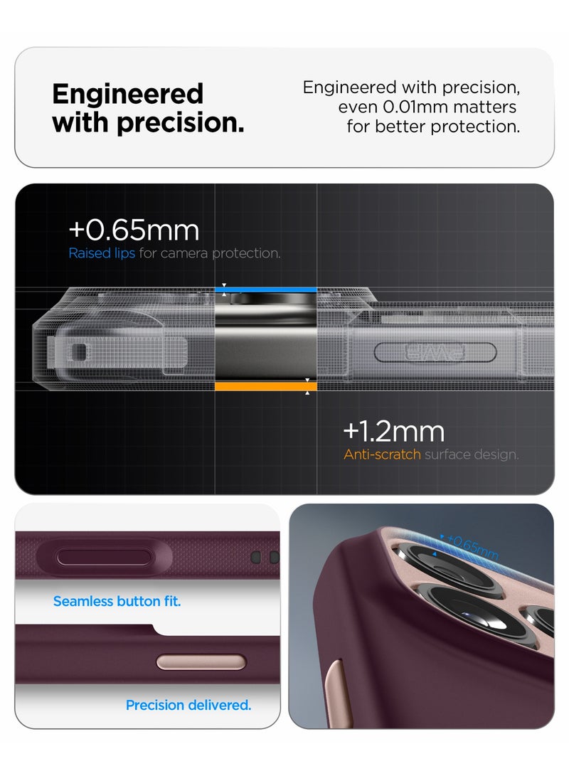 Spigen Nano Pop MagFit iPhone 17 Pro Max MagSafe Case Cover Mil Grade - Burgundy Bean - Image 5