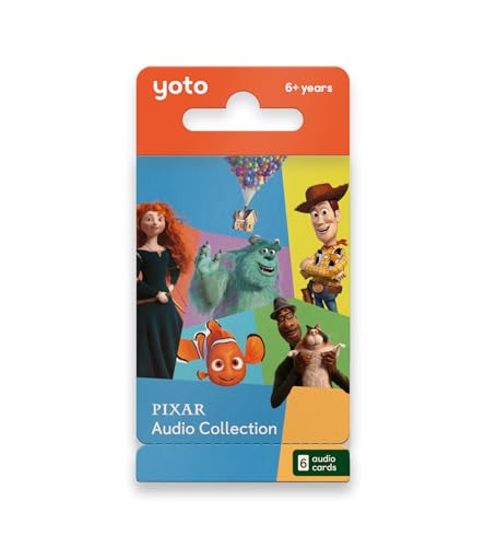 Yoto Disney Pixar Audio Collection  6 Kids Audio Cards for Use with Player  Mini Allin1 Audio Device Educational ScreenFree Listening with Fun Playtime Bedtime  Travel Stories Ages 6 - Image 1