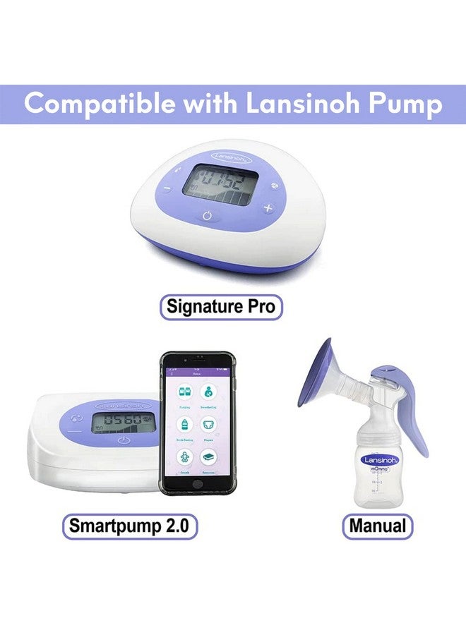 Durceler Replacement 6 Piece Duckbill Valves/Duck Bill Valve Compatible with Lansinoh Breast Pump Part, Use with Signature Pro/Smartpump/Manual Pumps, Accessories Made by Durceler, Pump Parts - Image 1