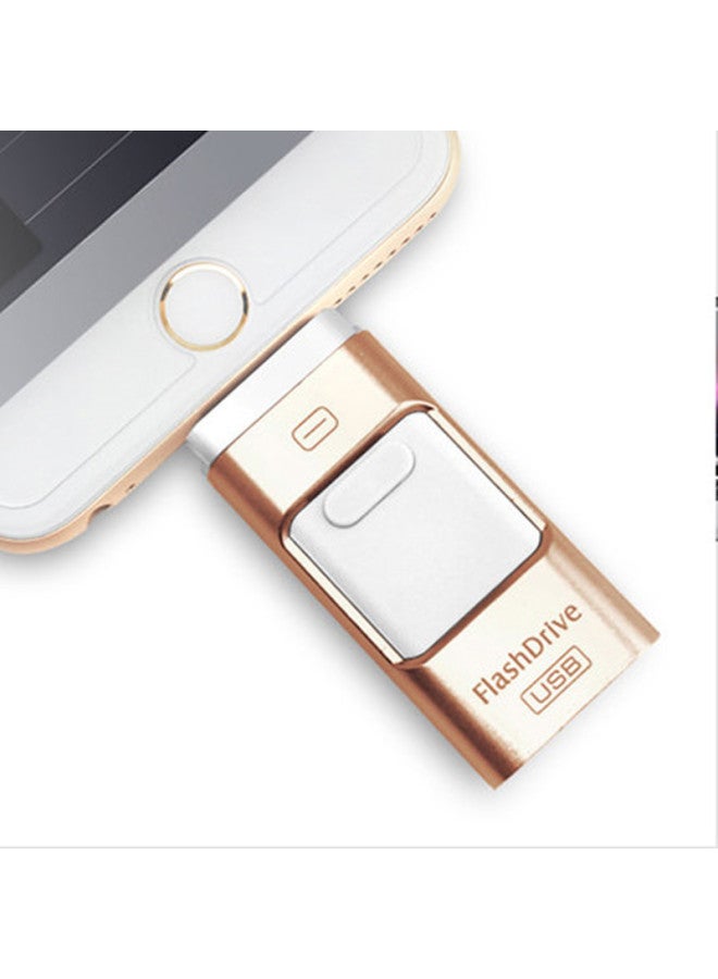 Suitable For Apple Android Mobile Phone Computer Three-use USB Creative High-speed USB Ipadmini Expansion Container OTG-Color:Black-Capacity:512GB - Image 3