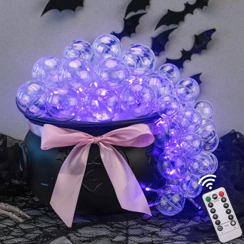 AYGXU Halloween Decorations Indoor,Black Witches Cauldron,Halloween Party Decorations,Plastic Cauldron Pot,Bubble Witch Cauldron DIY Set for Kitchen Table Decor - Image 1