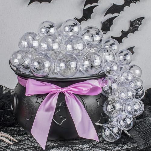 AYGXU Halloween Decorations Indoor,Black Witches Cauldron,Halloween Party Decorations,Plastic Cauldron Pot,Bubble Witch Cauldron DIY Set for Kitchen Table Decor - Image 5