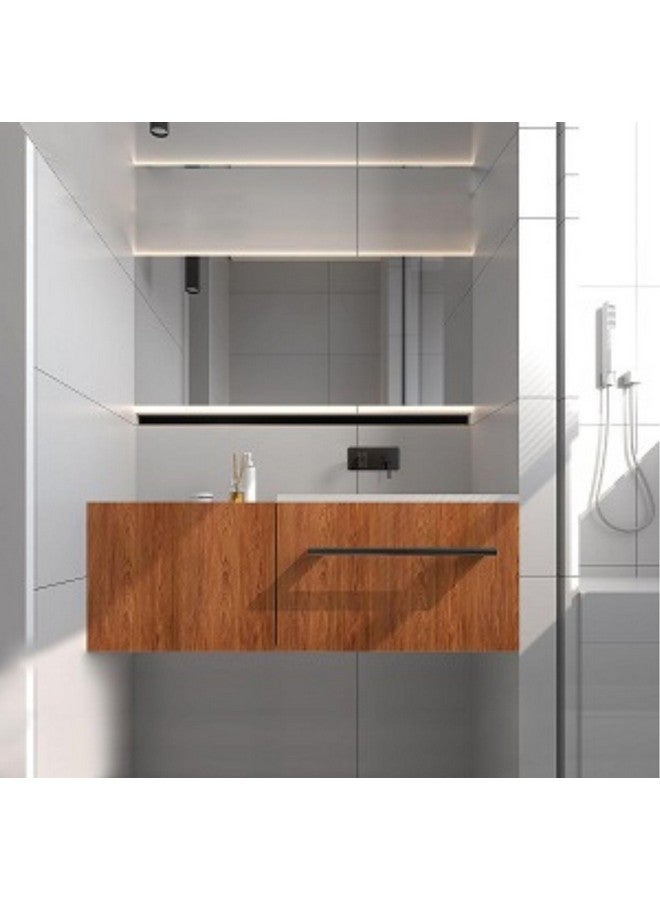 ويسدم ورق حائط WISDOM من الفينيل الصلب للأثاث والأبواب الخشبية، فينيل DIY، خزانة، بطانة رف، ورق حائط لخزائن المطبخ 2 قدم × 10 قدم (خشبي بني كريمي) - Image 3