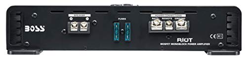 BOSS Audio Systems R1600M Monoblock Car Amplifier – 1600 W High Output, Low/High Level Inputs, Low Pass Crossover, Hook Up to Subwoofer for Bass - Image 5
