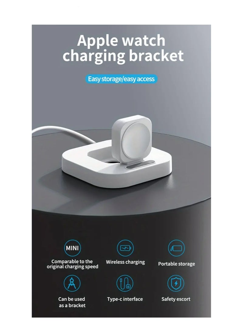 بريميم شاحن ساعة ابل المحمول مع الشحن السريع من النوع ج - Image 2