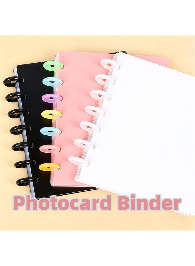 2PCSألبوم بطاقة الصور,ألبوم حامل بطاقة الصور 3 بوصة لـ Fujifilm Instax Mini,صور Polaroid,بطاقات التداول القياسية وبطاقات الهوية, الوردي, 40 ورقة 160 جيوب - Image 5