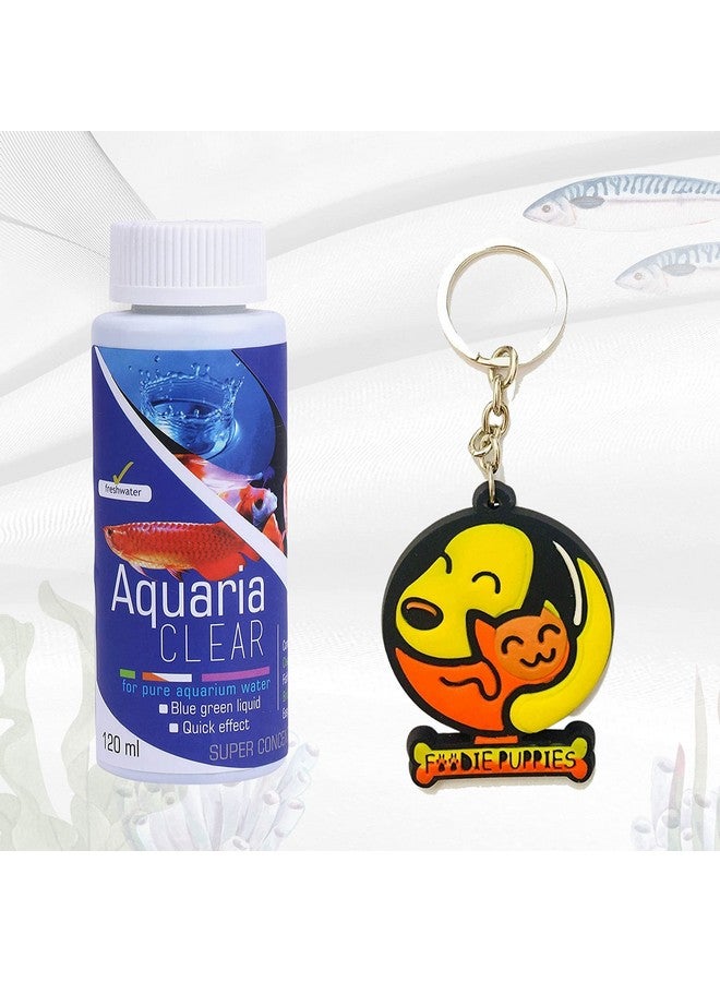 Generic Aquatic Remedies Aquaria Clear - 120Ml | Suitable For Fresh Water | Cloudy Water Remover For Crystal Clear Aquarium Water With Free Key Ring  - Image 2