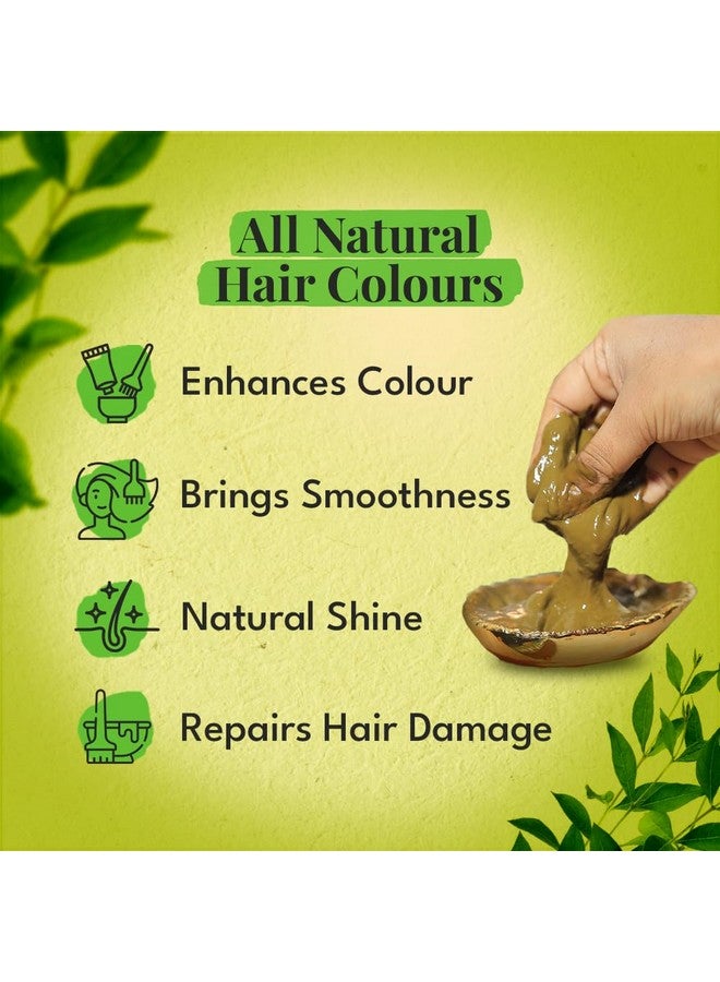 VEDA Natural Colours For Black Hair|Henna Powder, Indigo Powder, Hair Pack)|Long Lasting Natural Hair, 1 Count - Image 4