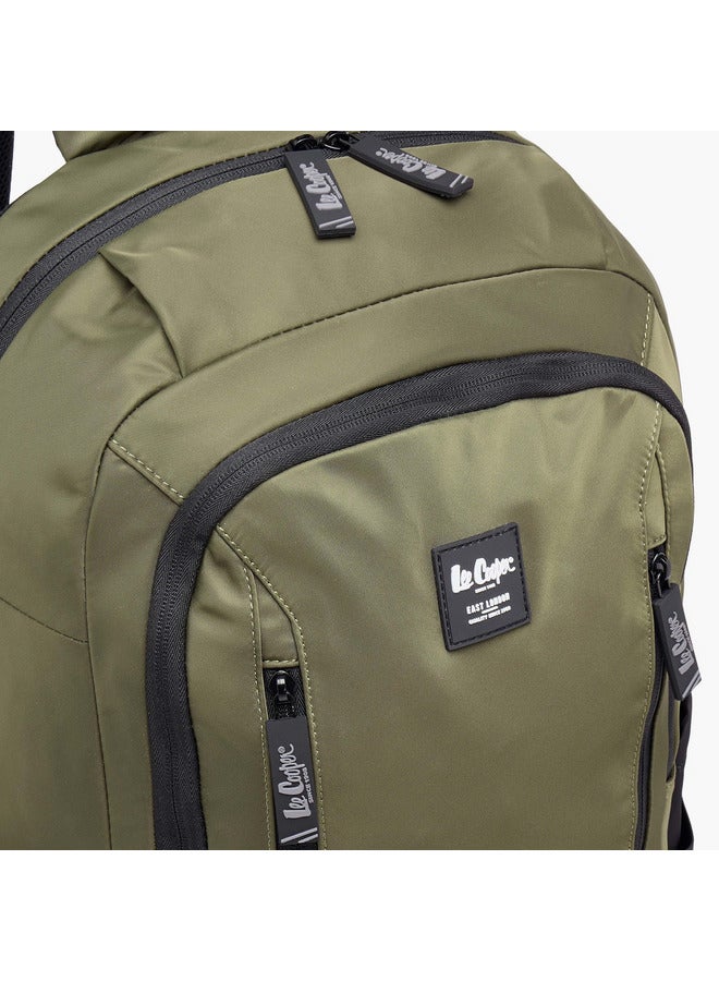 Lee Cooper Boys Solid Backpack with Adjustable Straps and Zip Closure - 19x35x50 cm  - Image 5