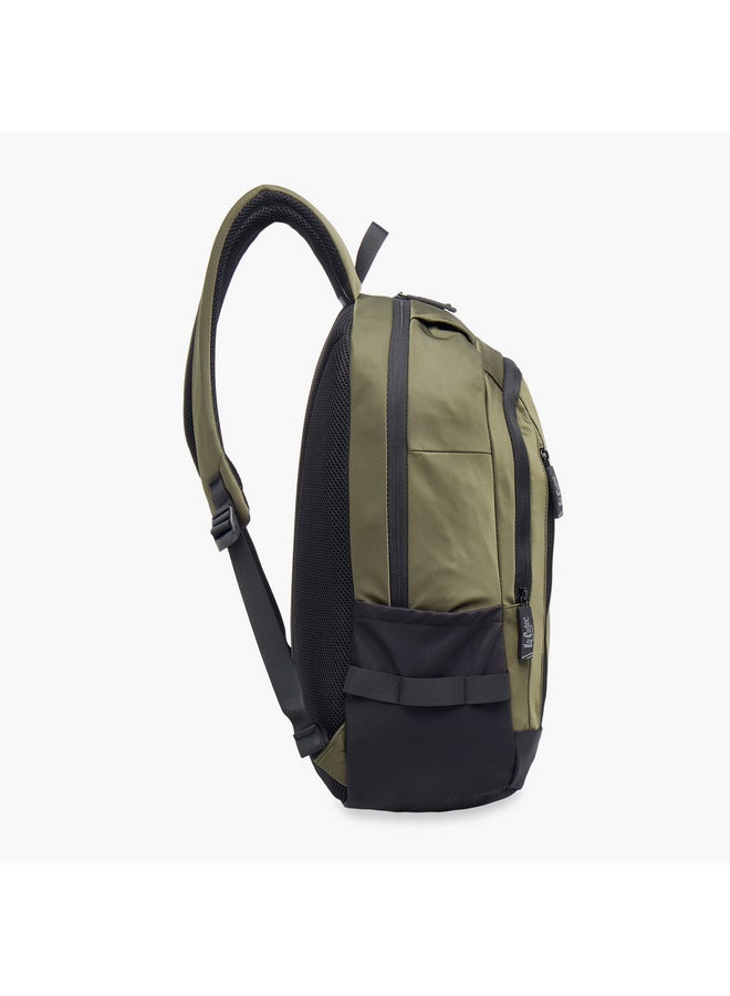 Lee Cooper Boys Solid Backpack with Adjustable Straps and Zip Closure - 19x35x50 cm  - Image 3