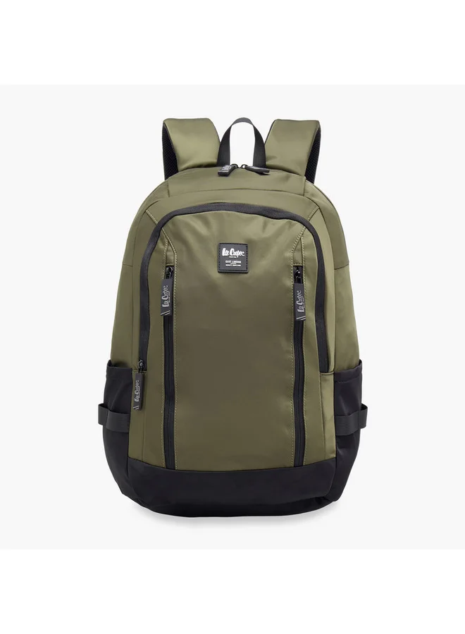 لي كوبر Boys Solid Backpack with Adjustable Straps and Zip Closure - 19x35x50 cm