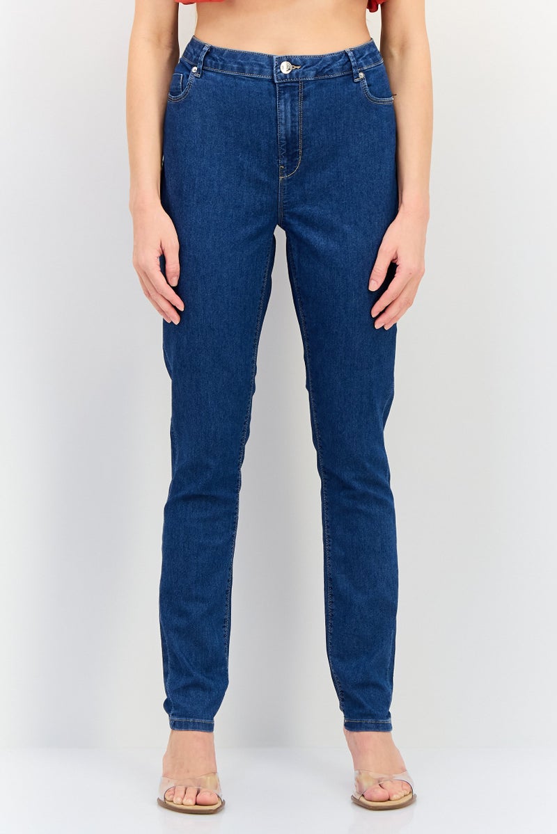 VERO MODA I Scenery by Vero Moda Women Skinny Fit Washed Stretchable Jeans, Blue - Image 1