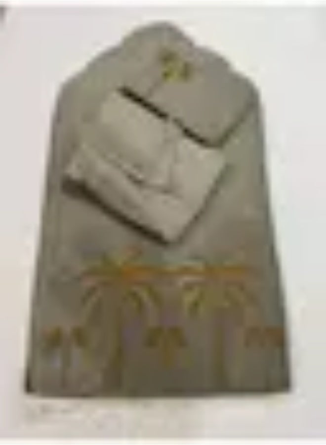 Luxurious Women's Prayer Set – Foam Prayer Mat and Embroidered Cotton Prayer Garment