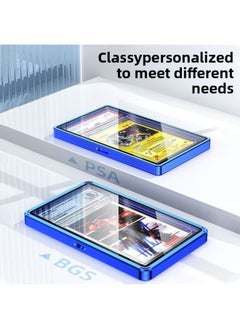 Generic For American Treasure Dream PSA Card Protective Cover Metal Magnetic Double-Sided Glass Artifact Baby Cartoon New-Color:Blue-Applicable Models:Psa/cgc [universal Thick Card 130bt] Magnetic Model  - Image 4