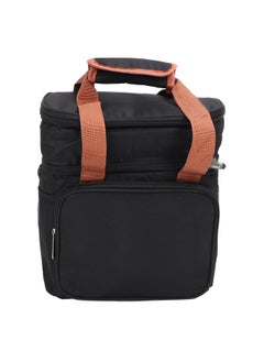 Lunch Bag 2 Deck Messenger Large Capacity Waterproof Leakage Proof 2 Way Zipper Insulated Lunch Box for Picnic Camp Office Black - pzsku/ZFAAF726821DC52A9A80DZ/45/_/1740392620/46736d35-7772-4aa2-8826-507f5a635e3c