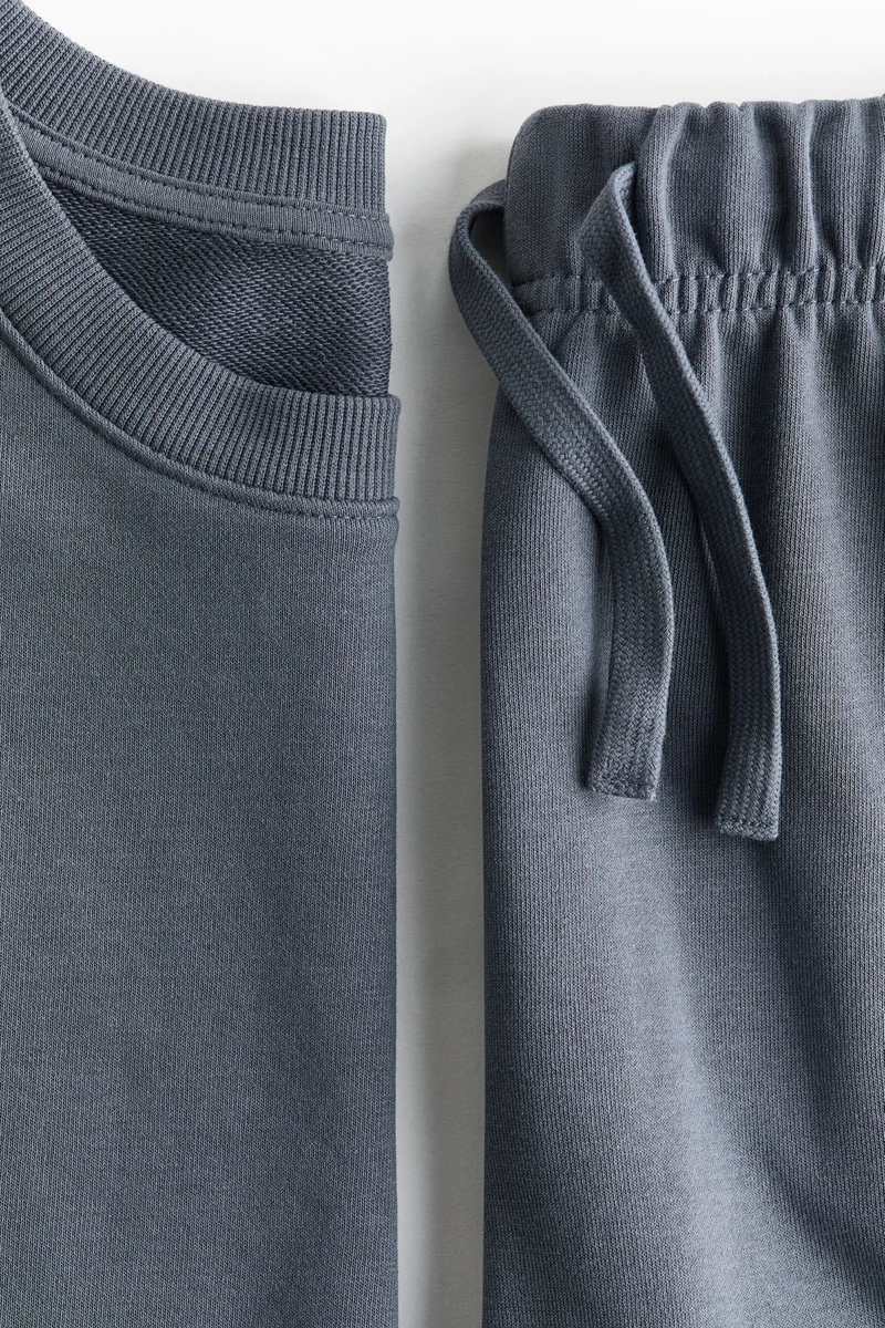 H&M  2-piece cotton sweatshirt set for Women | Best Price UAE