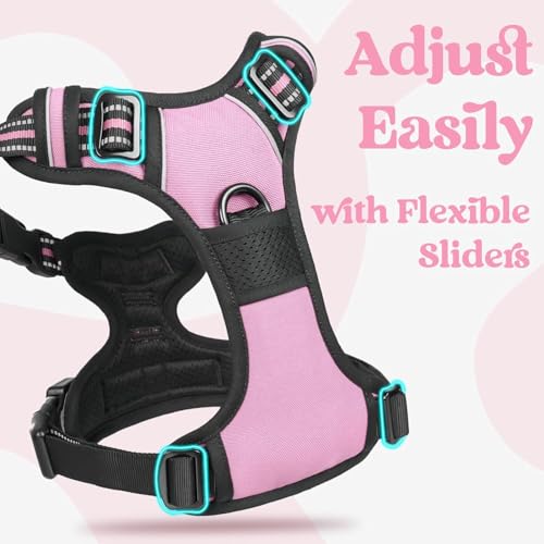 Doggo Bite Premium Reflective Dog Vest Harness| Soft Breathable| Padded Handle| Adjustable Straps & Luxury Buckle | Soft Padded Mesh | No Pull | No-Choke | Chest 27-36inch | All Large Breeds 23-35 Kg - Image 5