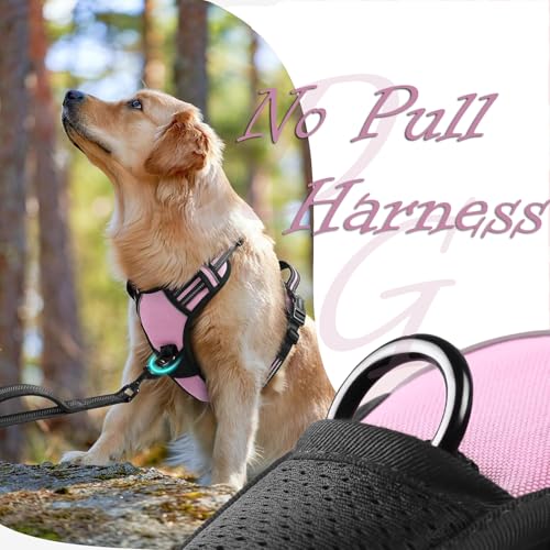 Doggo Bite Premium Reflective Dog Vest Harness| Soft Breathable| Padded Handle| Adjustable Straps & Luxury Buckle | Soft Padded Mesh | No Pull | No-Choke | Chest 27-36inch | All Large Breeds 23-35 Kg - Image 4