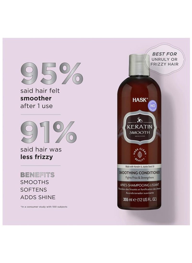 HASK Keratin Smooth Smoothing Conditioner 1L  - Image 4