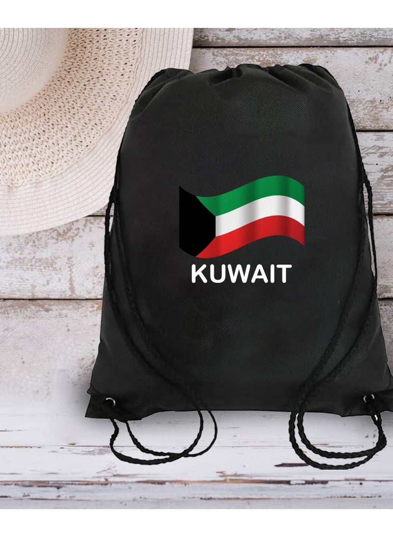 برينت شوب فور مي حقيبة رياضية لليوم الوطني الكويتي - احتفل بأناقة مع هذه الحقيبة الرياضية ذات الرباط - مثالية للصالة الرياضية والسفر - Image 4