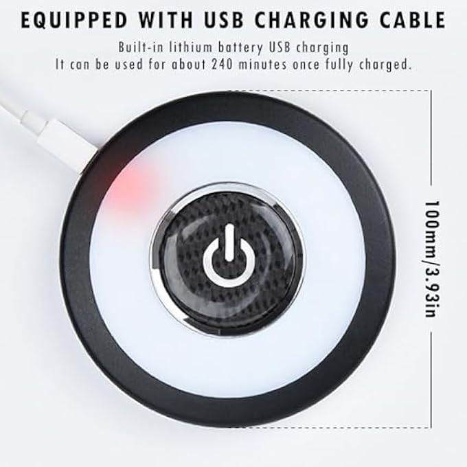 Khazna Car Dome Light Super Bright Usb Rechargeable Led Lamp For Interior Ceiling Trunk Cargo Area Universal MultiFunction Vehicle Light For Rv Truck Car Camping Bedroom Cabinet - Image 5