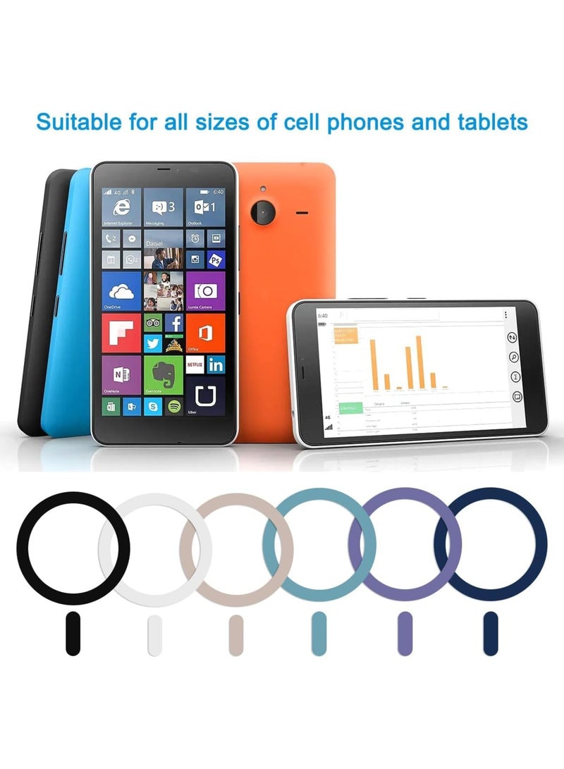 Barakah Mag-Safe Metal Ring Sticker, Universal Magnetic Charger Adapter for iPhone 17 16 Pro Mini Max, Ultra-Thin Car and Desk Charger Accessory, Stable Connection and Fast Charging, 6 Colors - Image 4