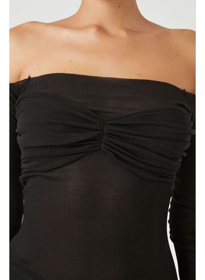 FOREVER 21 Ruched Off-the-Shoulder Top - Image 5