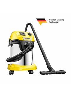 KARCHER KARCHER WD3 PSV Vacuum Cleaner 1000W 17L Tank Power Tool Socket Stainless Steel Body Blower Function Fleece Filter Bag Home Car Cleaning German Tech  - Image 2