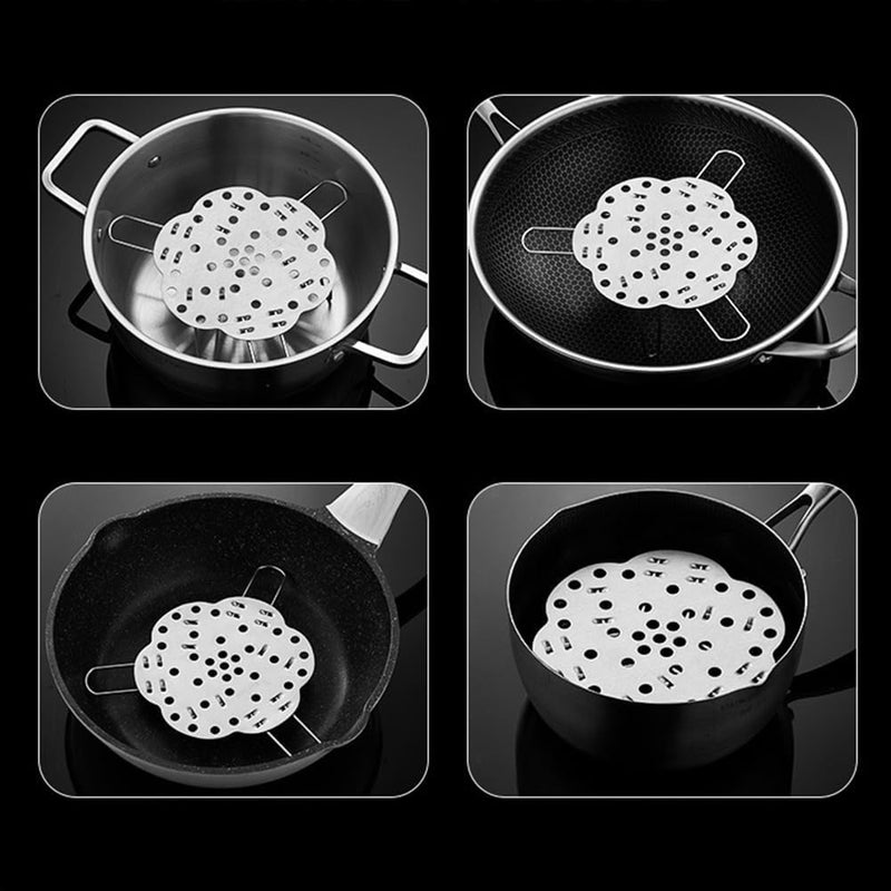 Heavy Duty Stainless Steel Steaming Rack, Expandable Folding Steamer Basket for Pots, Healthy Steam Cooking Insert for Vegetables, Eggs, Corn, Potatoes and Seafood, 15.5 cm - Image 5