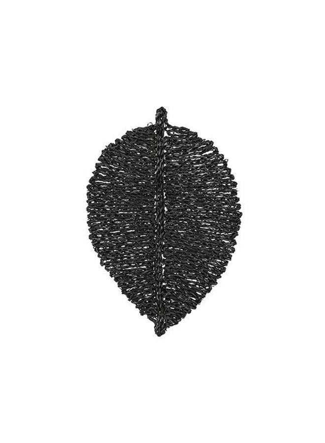 Suncoast Leaf Shaped Placemat-Black 