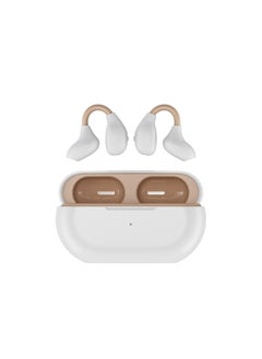 Wireless Bluetooth Bone Conduction Headphones - Open Ear Clip-On Earbuds for Running, Induction Earphones with Comfortable Fit for Active Lifestyles.