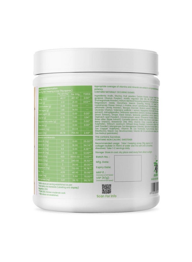 Dr. Morepen بروتين الكولاجين الطبيعي من د.موربين | تغذية مدعومة بالنباتات | طبيعي وآمن | بنكهة البرتقال والتوت 250 جرام - Image 5