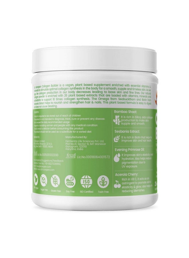 Dr. Morepen بروتين الكولاجين الطبيعي من د.موربين | تغذية مدعومة بالنباتات | طبيعي وآمن | بنكهة البرتقال والتوت 250 جرام - Image 4