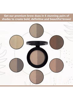 MELLOW Cosmetics Brow Duo Luminous Eyebrow Powder For Natural Looking Voluminous Brows Eyebrow Filler For Brows Vegan Brow Definer Taupe  - Image 5