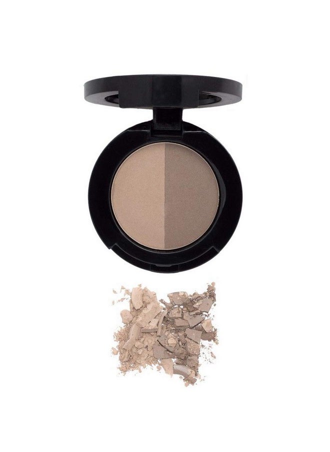 MELLOW - Cosmetics Brow Duo Luminous Eyebrow Powder For Natural Looking Voluminous Brows Eyebrow Filler For Brows Vegan Brow Definer Taupe - Image 1