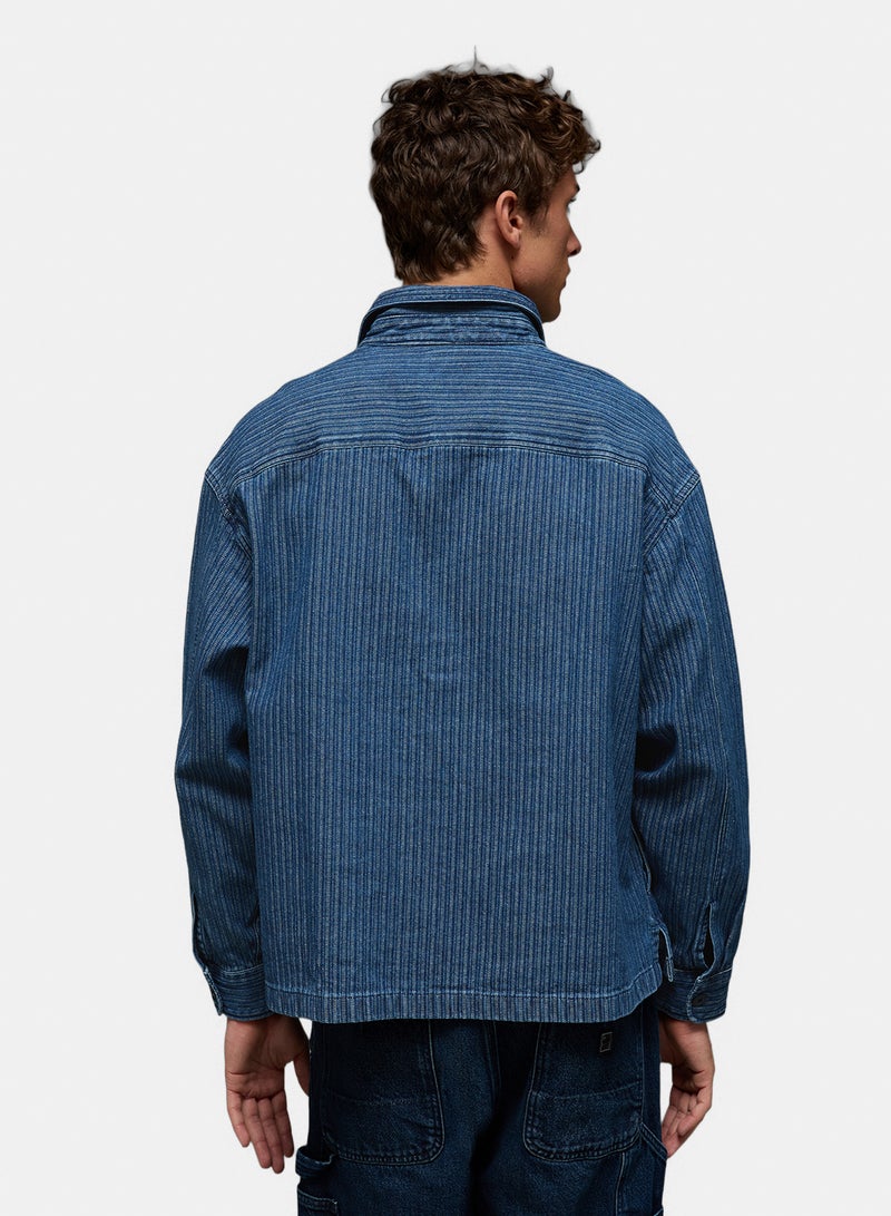 American Eagle AE Herringbone Shacket - Image 4